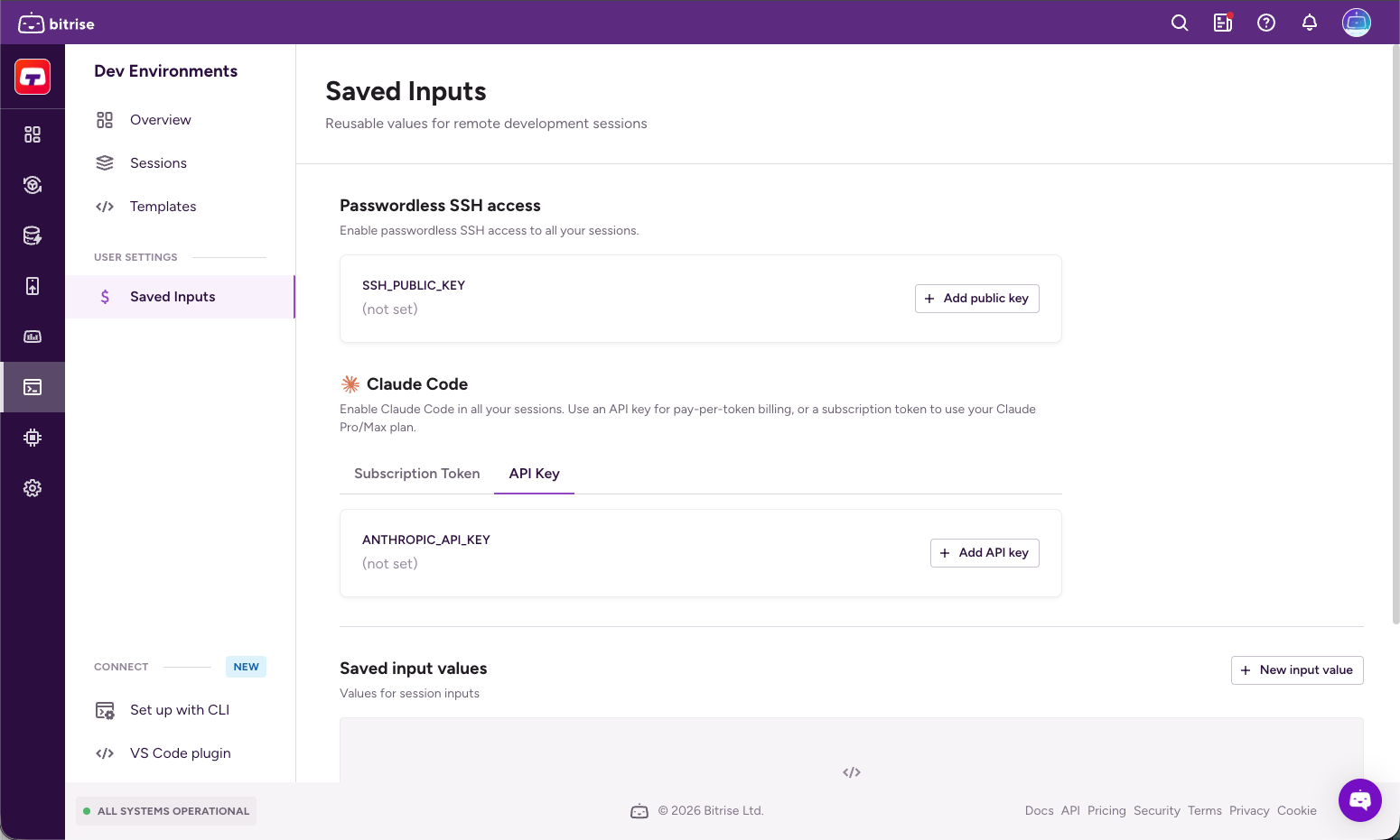Add Anthropic API key dialog