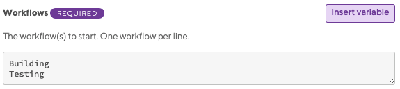 Starting parallel builds with a single trigger