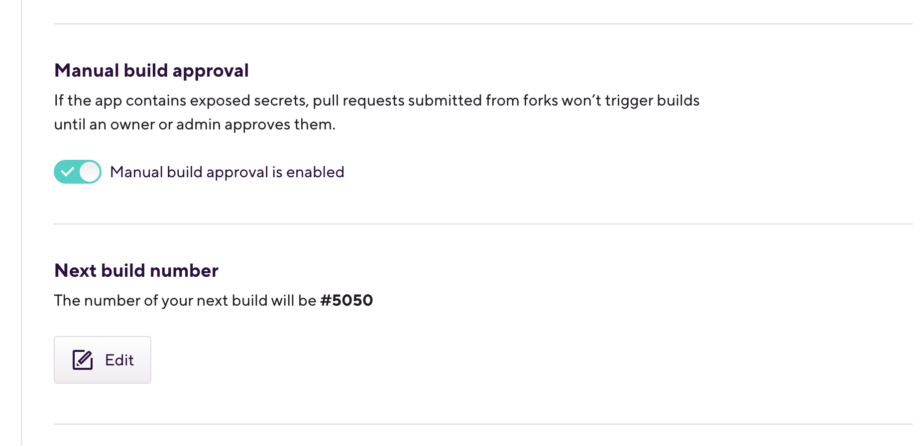 Approving Pull Request builds