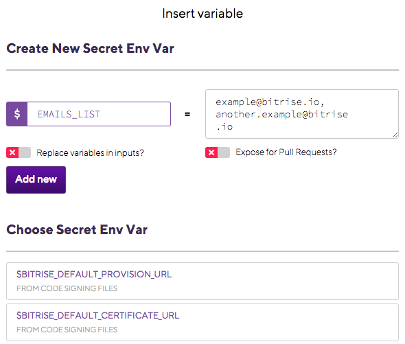 Configuring notifications
