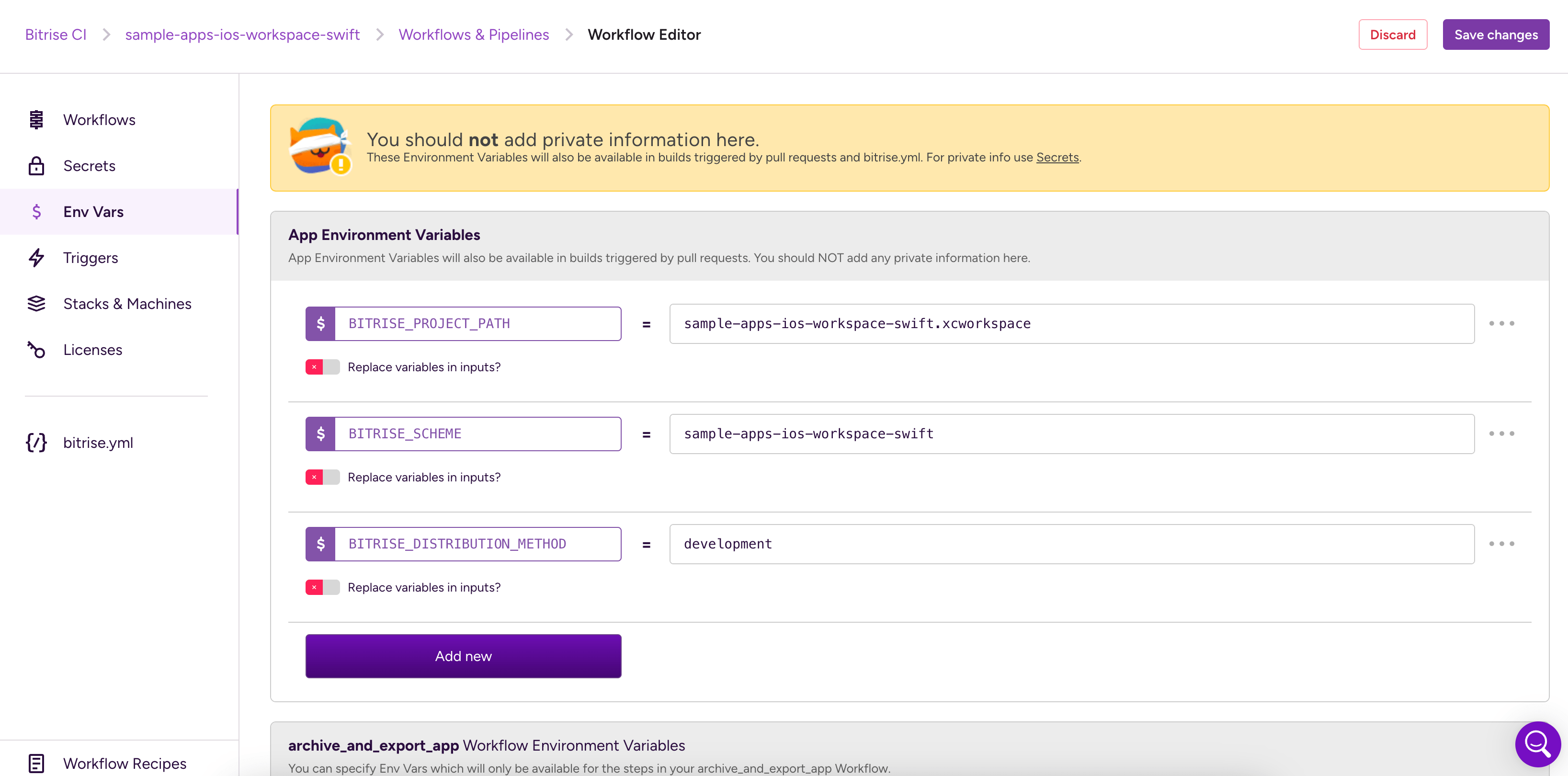 Secrets and Env Vars